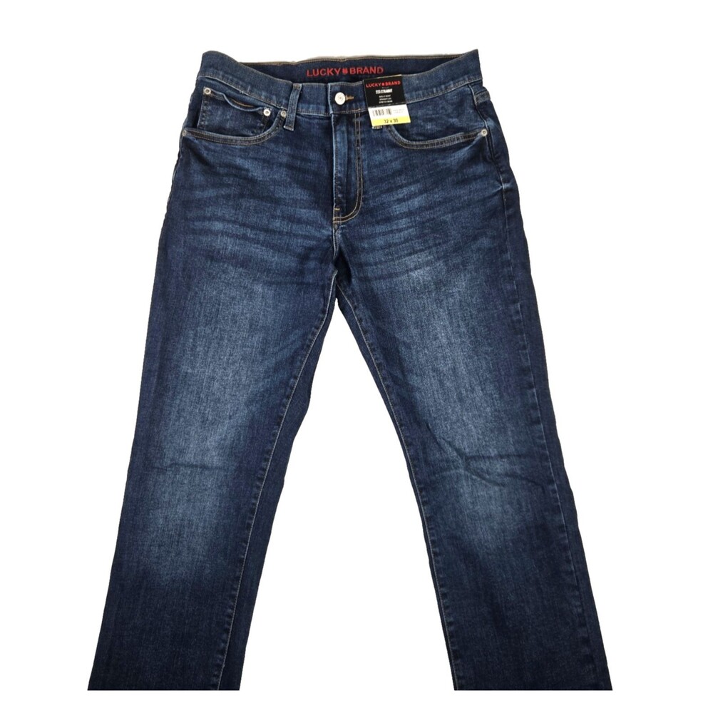 Lucky Brand Men's 223 Jean Straight Fit Cotton Dark Blue size 32x30 New